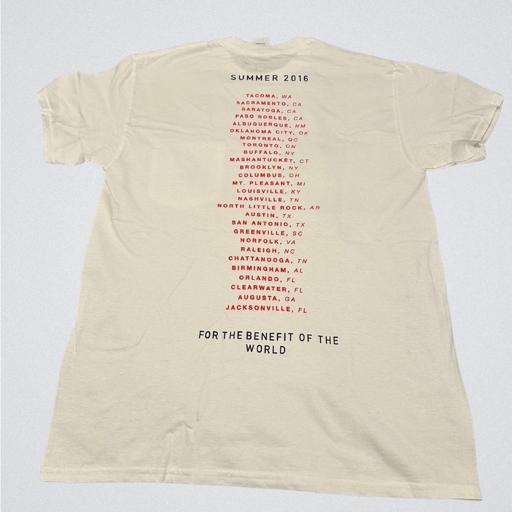 Vintage Ro James XIX 2016 Tour Shirt White Pocket T-Shirt